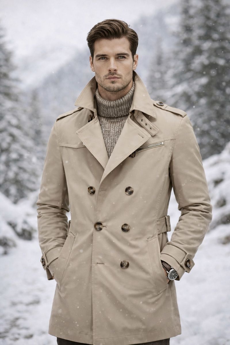 Tessa Vionne™ – Abrigo Clásico de Hombre