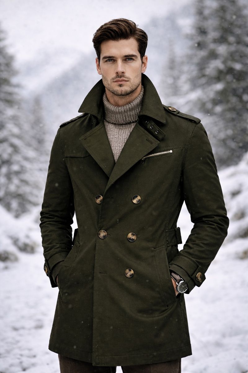 Tessa Vionne™ – Abrigo Clásico de Hombre
